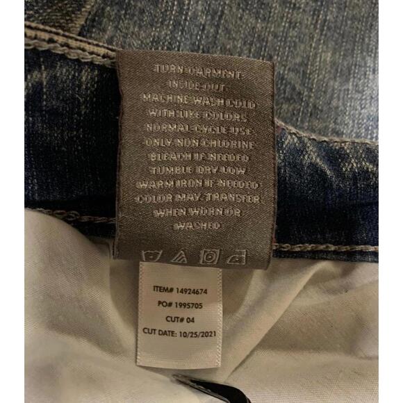 Torrid Crop Jeans Boyfriend Size W52x27L Actual Vintage Stretch Cropped - Picture 10 of 11